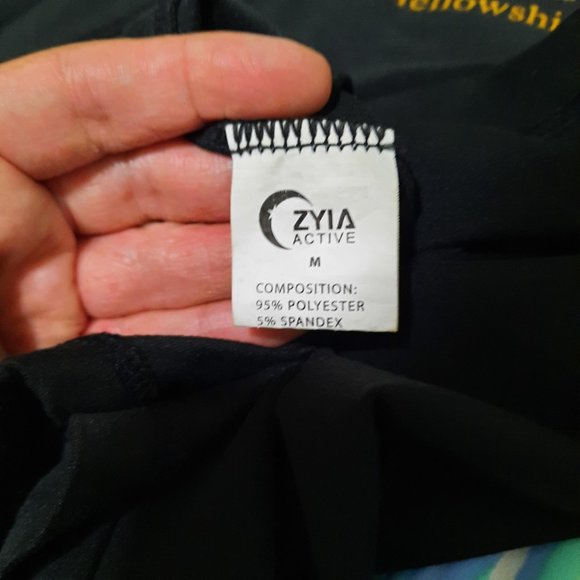 Zyia Active Community Racerback Tank Black Sz M - Picture 7 of 9